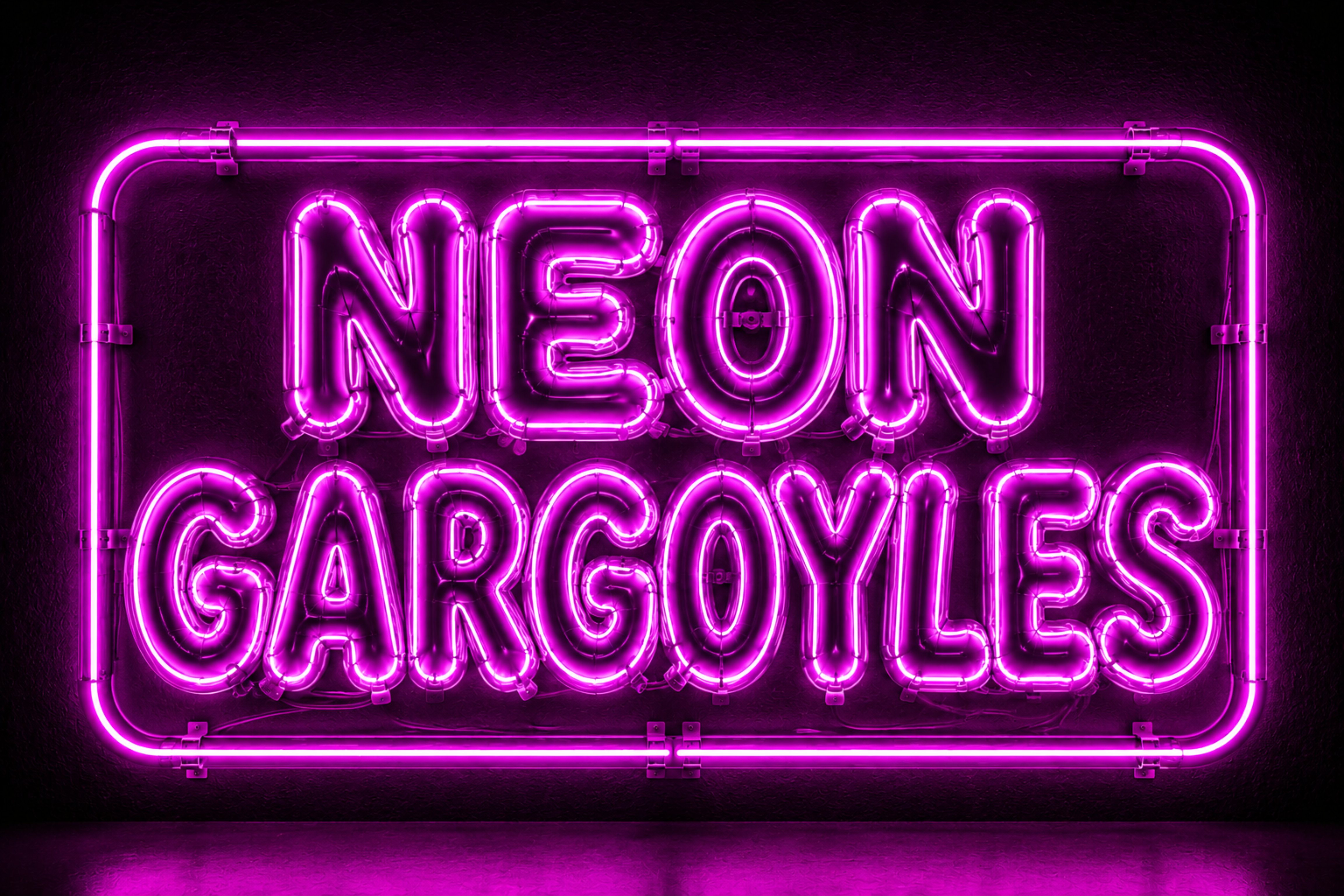 Neon Gargoyles Sign