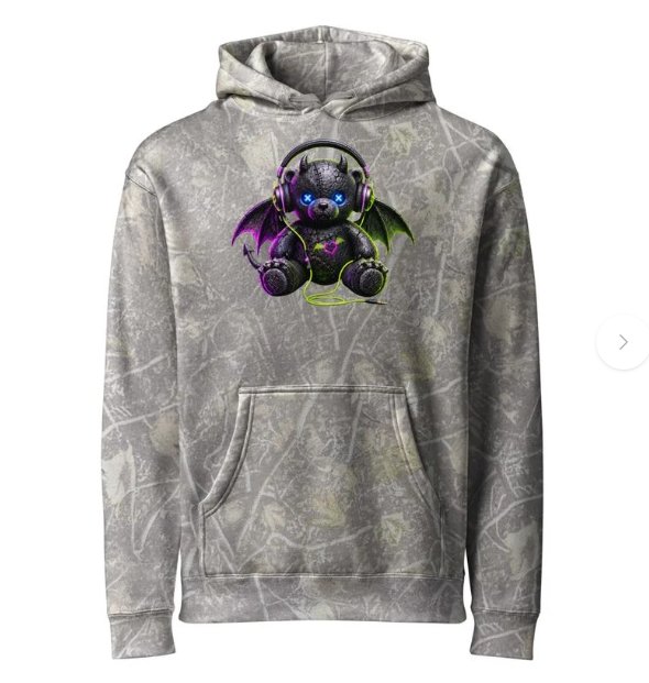 Rave Bear Unisex Heavyweight Hooded Sweatshirt
